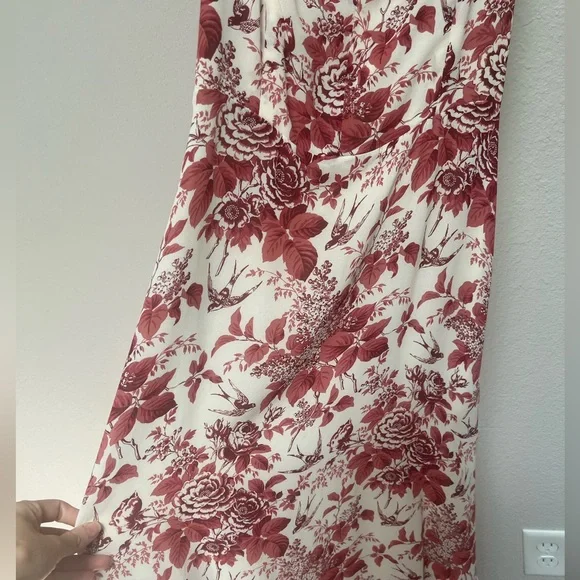Reformation Emersyn Midi Dress in Toile De Jouy print Size 6 - Picture 10 of 15